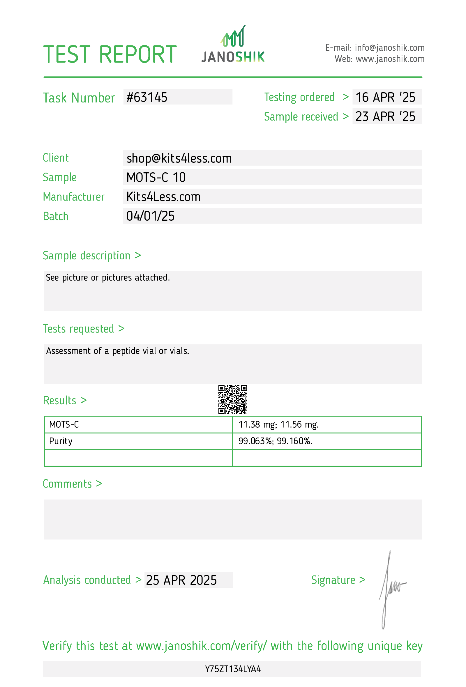 MOTS-C 10mg Vial (Single Vial) - Image 3
